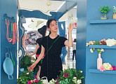 원더걸스 혜림, 상큼한 꽃집 주인 변신 "행복"