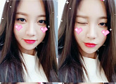 걸스데이 유라, 상큼한 애교 "윙크 좀 하는 듯"