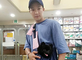 '별난 가족' 김진우, 강아지와 귀여운 한 컷
