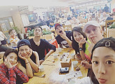 이시영, ‘진짜 사나이’ 멤버들과 함께 "다 같이 폭풍 식사 "
