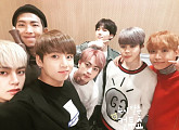 '컬투쇼' 방탄소년단, 7인7색 매력만점 인증샷 '훈훈해'