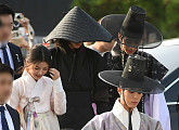 [BZ포토] 한복 입고 온 '구르미' 박보검-김유정-진영-곽동연