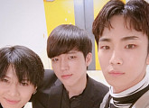샤이니X인피니트, 훈남들의 훈훈 인증샷 '다정다정'