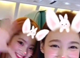트와이스 다현·나연, 비행기 속 상큼 셀카 "제주도 잘 다녀올게요"