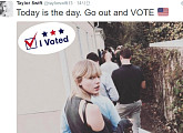 테일러 스위프트, 대선 투표 인증샷 공개 “나가서 투표하자"
