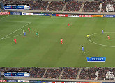 한국 축구대표팀, 우즈베키스탄에 선제골 허용 1:0 (전반 종료)