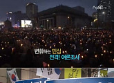 '추적 60분', 5차 촛불집회 이후 최신 여론조사 공개...박근혜 대통령 향한 민심은?