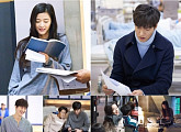 '푸른 바다의 전설' 전지현 이민호, 대본 열혈공부 모습 포착