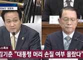 [국회청문회] 김기춘 전 비서실장, "문화계 블랙리스트? 그런 얘기 한 적 없어"
