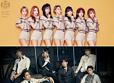AOA‧신화 컴백, ‘무한도전-위대한 유산’ 음원에 ‘주춤’