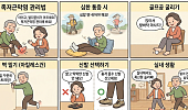 [만화로 보는 시니어 뉴스] 봄 나들이 전 족저근막염 관리법