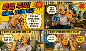 [만화로 보는 시니어 뉴스] 작년보다 덥다…고령층 온열질환 주의보