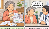 [만화로 보는 시니어 뉴스] 먹는 약이 많다면? 약 봉투부터 챙기세요