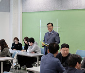 [비즈 포토] 정훈 학교안전공제중앙회 이사장, 국외연수 돌아보는 강평회 개최