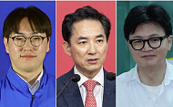 부산 북갑 TV 토론 신경전…한동훈·박민식 “응하라” vs 하정우 “법정 토론만”