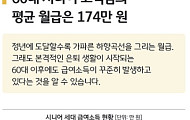 KB 데이터로 본 시니어 소득 “60대 평균 월급 174만 원”