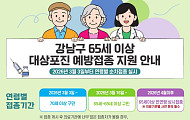 대상포진 예방접종, 65세 이상 강남구민이면 지원 가능