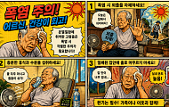 [만화로 보는 시니어 뉴스] 작년보다 덥다…고령층 온열질환 주의보