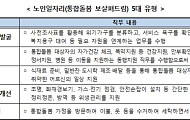 “어르신이 어르신을 돌본다” 통합돌봄 지원 노인일자리 3만 명 활동