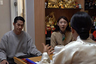 '미우새' 한혜진, '파묘' 자문 무당 만나 신점