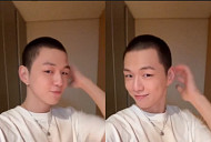 강다니엘, 2월 9일 입대…삭발 스타일 공개