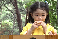 '최우수산' 붐 딸 윤서 폭풍 먹방…불암산 애기봉 등반