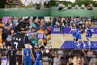 '열혈농구단2' 라이징이글스 오승훈·문수인, 펜타곤 상대 5연승 도전