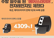 옥션 "에어프라이어, 작년에 전자레인지 판매량 처음 넘어서...5년새 44배 급증"