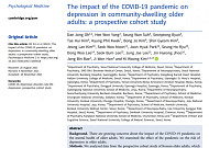 길어진 코로나19 상황, 노년층 우울증 위험 높아졌다
