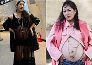 김영희, 만삭도 리한나처럼…‘부코페’에 나타난 D라인 힙스터 ‘눈길’