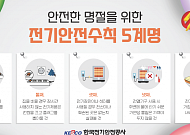 전기 사용량 많은 추석, 안전한 명절 위한 전기안전수칙은?