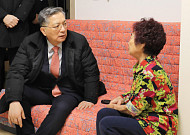 이한준 LH 사장, 강릉 산불피해 이재민 방문…임대주택 화재점검 시행