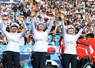 [종합]양궁 여자 단체 '올림픽 10연패' 달성…사격 오예진 깜짝 금 [파리올림픽]