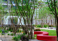 현대건설, '올림픽파크 포레온' 정원 디자인상 받았다