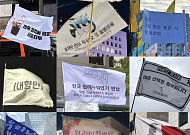 탄핵 집회 이색 깃발 모음집…외신 놀랄 만한 '해학의 민족'