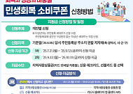 [민생회복 소비쿠폰] ①오늘부터 신청 "여기서 신청하세요"