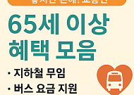 놓치면 손해! 65세 이상 혜택(교통편)