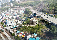 부산 사상 '그린카펫' 첫 선… 15분도시 해피챌린지 2차 생활권 본격 가동