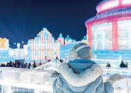 '얼음 왕국의 겨울' 중국 하얼빈 국제빙설제