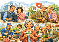 노인 일자리 ‘근로 의지’ 최고인 연령대는?