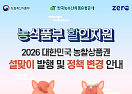 설 장바구니 물가 잡는다…농식품부·aT, 농할상품권 100억 원 발행