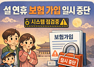 설 연휴 첫날·마지막 날 새벽 보험 가입 일시 중단…“필요 시 사전 가입 권고”