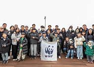 GS건설, WWF와 '철원 두루미 탐조' 가족 프로그램 진행