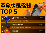 '주유·정비 할인' 최고 신용카드는?⋯신한카드 Discount Plan+ 1위