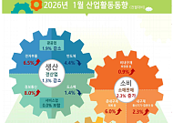 반도체 감소에 1월 산업생산 3개월만↓…소비·투자 증가