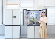 삼성전자, AI 식재료 관리 강화한 '비스포크 패밀리허브' 냉장고 출시