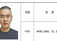 남양주 스토킹 살해범 신상공개…44세 김훈 증명사진