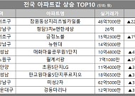 [아파트값 상승 톱10] 서울 서초구 ‘잠원동상지리츠빌카일룸’ 등