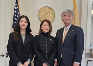 정원주 대우건설 회장, 美 뉴욕서 개발 협력 논의⋯장녀 서윤씨 동행