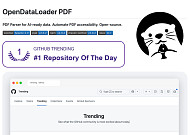 한컴, 오픈데이터로더 PDF v2.0로 깃허브 전체 오픈소스 트렌딩 1위 달성